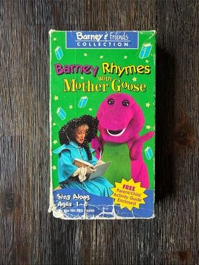 Barney Rhymes with Mother Goose - VHS 1992